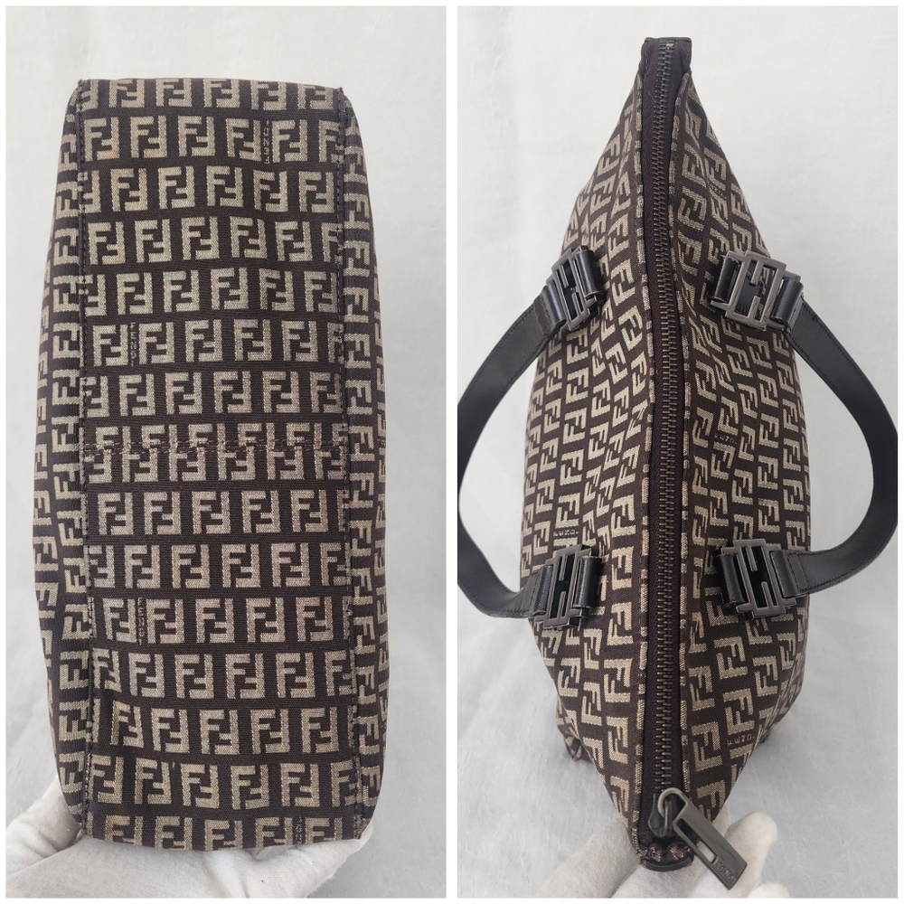 Auth Fendi Zucca FF Tote Bag - Picture 7 of 10